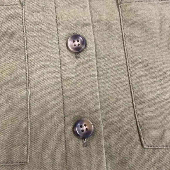 Indigo Rising Button down crop top - Picture 9 of 9